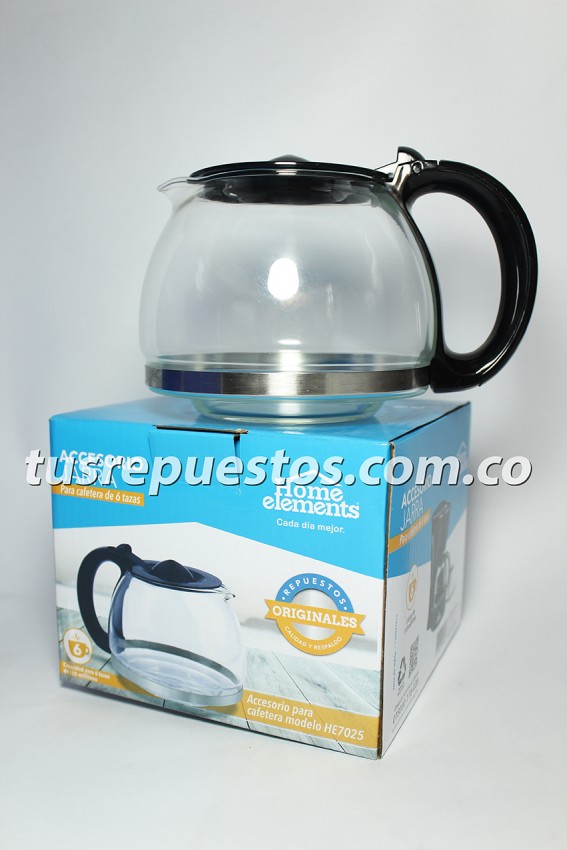 Cafetera 6 tazas home elements