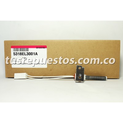 Ignitor para secadora LG Ref 5318EL3001A